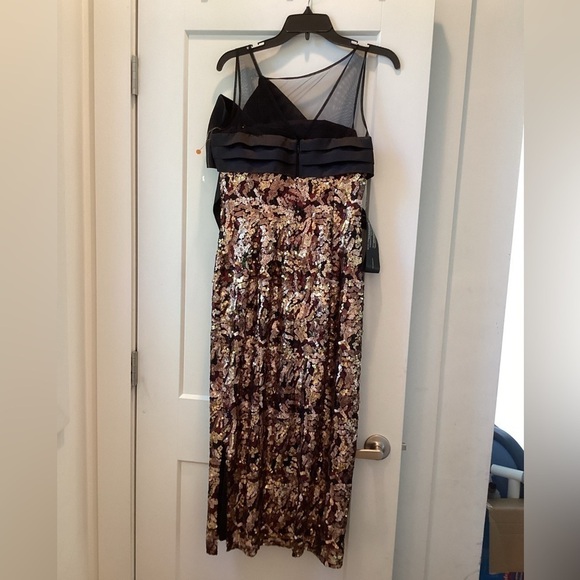 Nwt J S Collections Sequined Bow Dress Size 6 - Picture 5 of 7